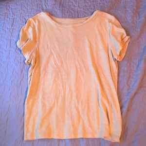 yellow american eagle tee